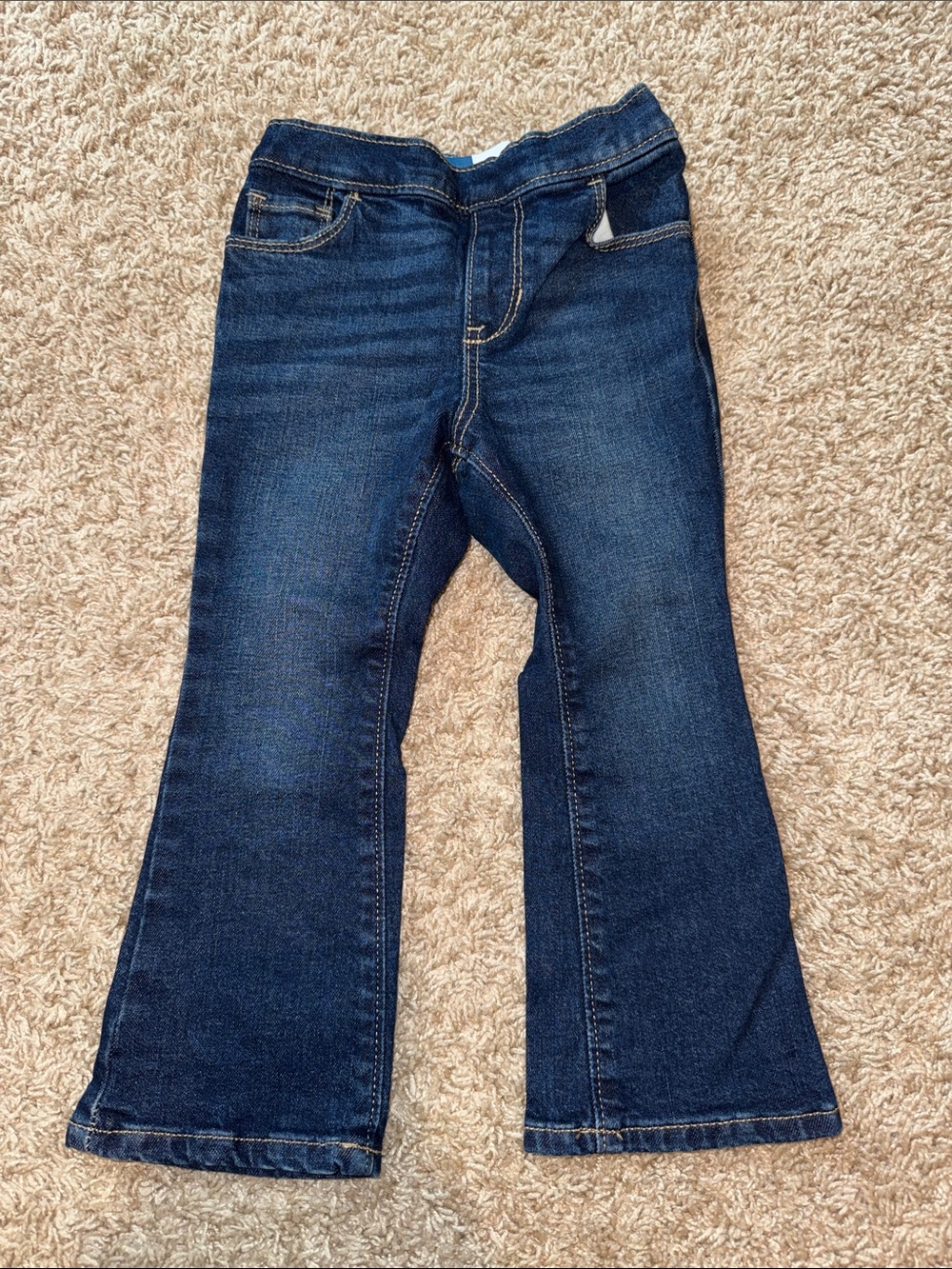 Old Navy Girls Dark Blue Bootcut Jeans